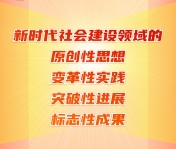 新時代社會建設(shè)                                          “人民對美好生活的向往，就是我們的奮斗目標。”                    